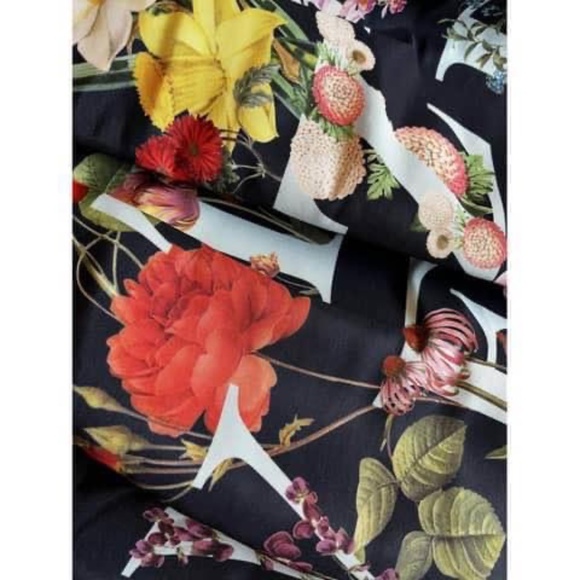 TED BAKER Navy Ottoman Alphabet Skater Dress Size 1 (Aus 8) - Picture 4 of 10